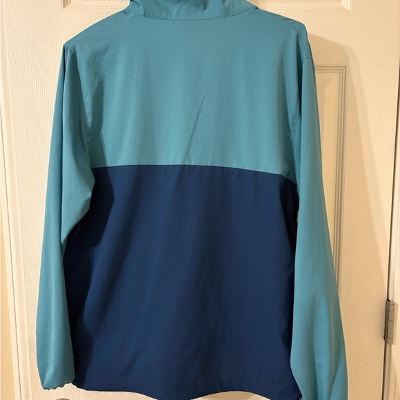 Columbia Teal and Navy Windbreaker - Picture 3 of 4
